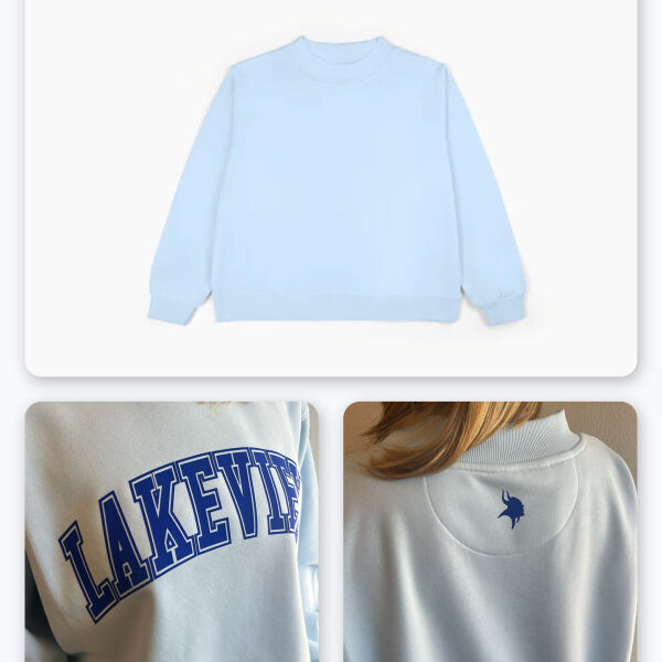 Mockneck | Light Blue | Lakeview Thumbnail